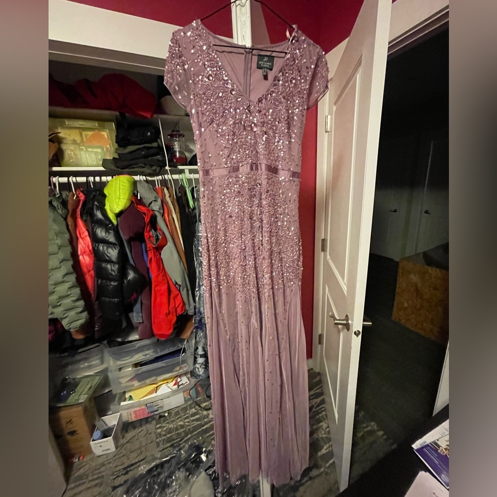 NWT Adrianna Papell embellished gown
